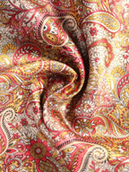 Multicolor Paisley Microfiber Pocket Square
