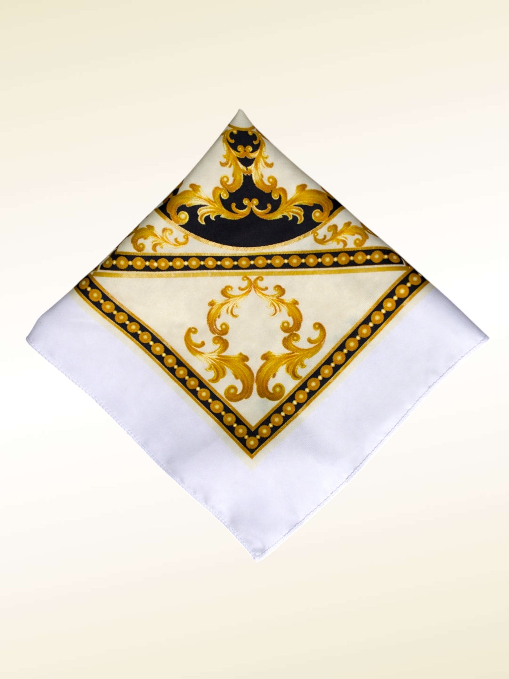Luxury Gold Baroque Pocket Square