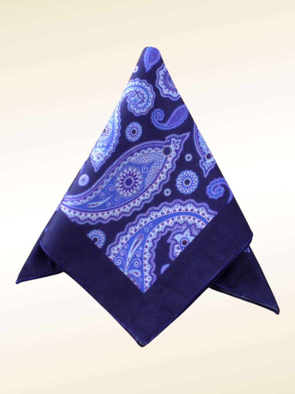 Aqua Swirl Pocket Square