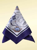 Blue Odyssey Pocket Square