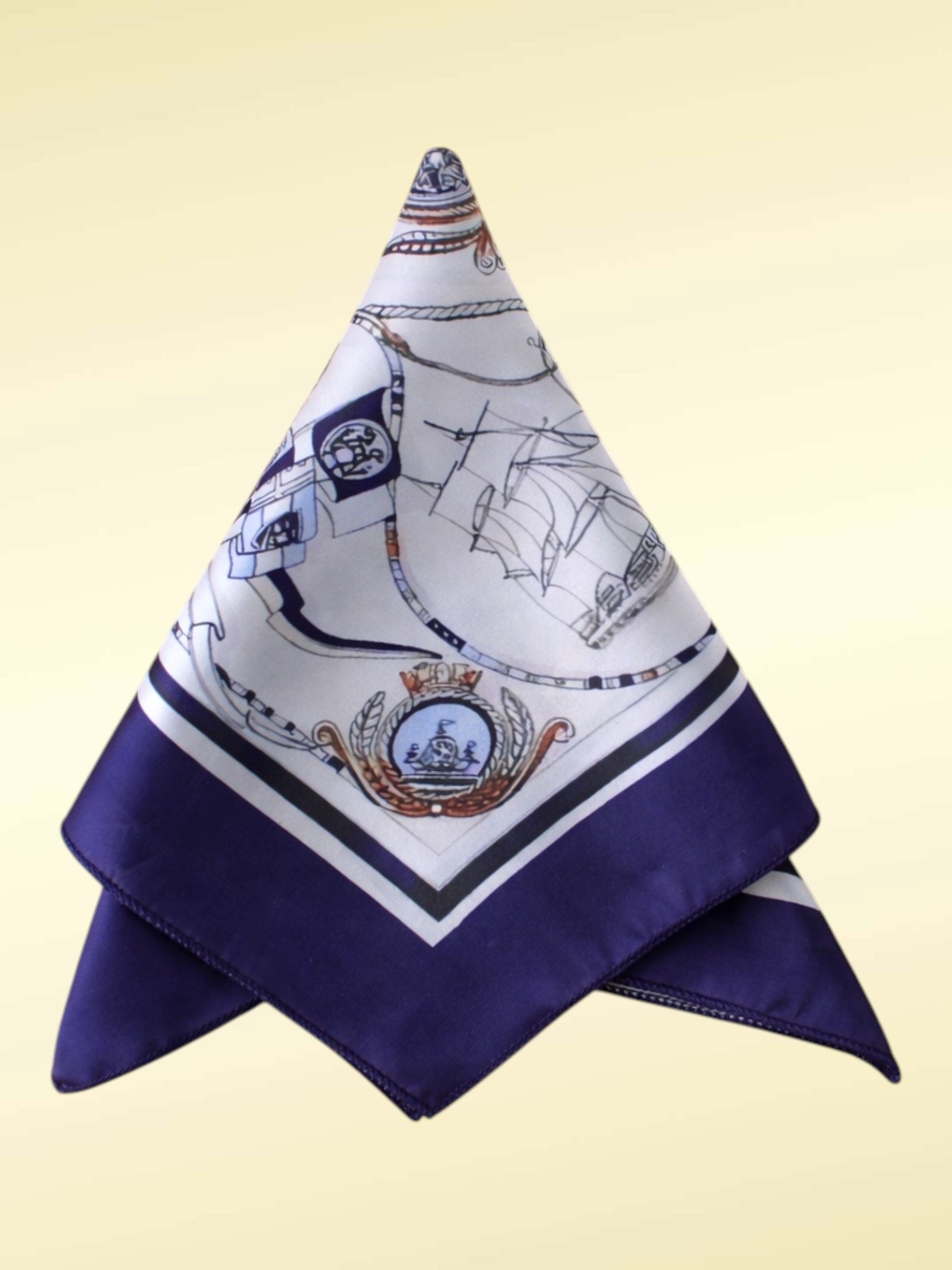 Blue Odyssey Pocket Square