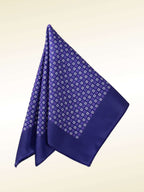 Sapphire Dots Pocket Sqaure