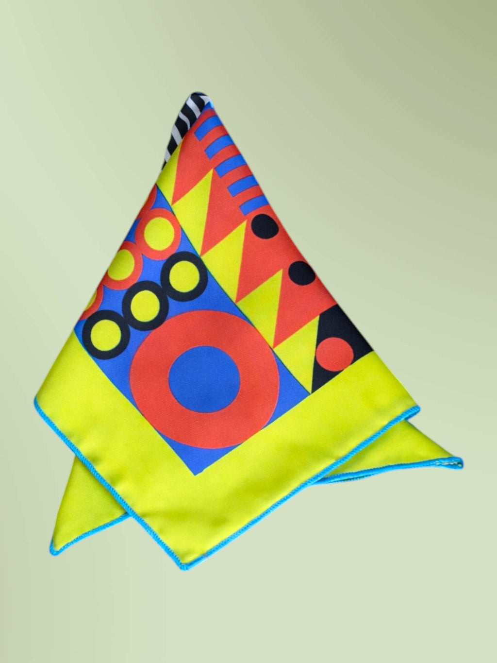 Rio Grande Geometric Printed Pocket Square