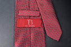 Red Geometric Tie & Pocket Square