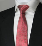 Red Geometric Tie & Pocket Square