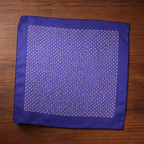 Sapphire Dots Pocket Sqaure