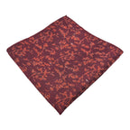 Rust Tranches Broad Cashmere Tie And Pocket Square Combo