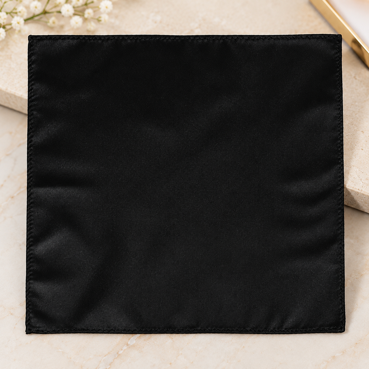 Black Cummerbund Set For Men