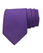 Royal Purple Textured Microsilk Tie