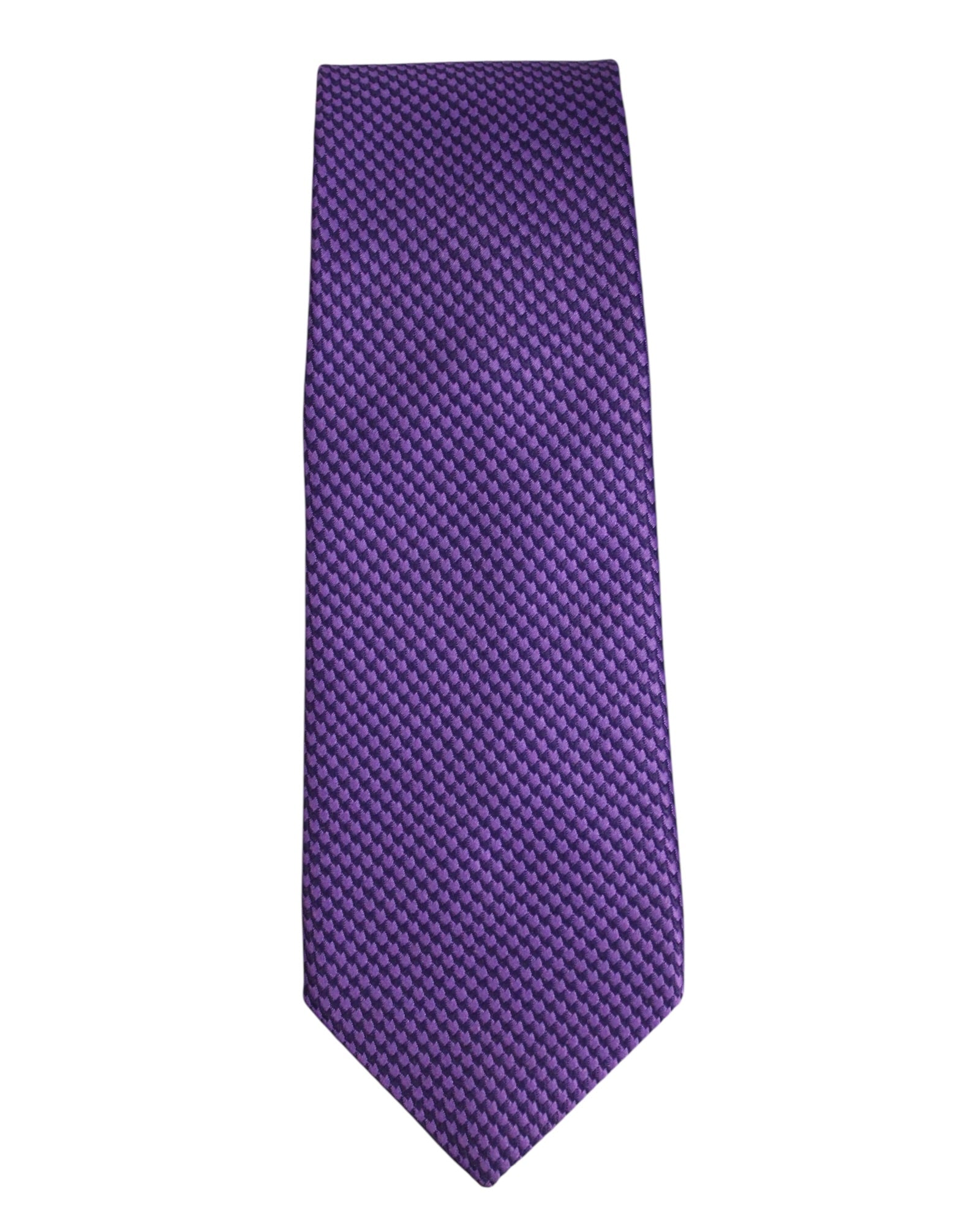Royal Purple Textured Microsilk Tie