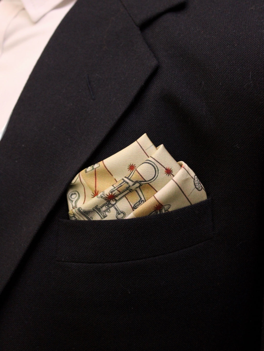 Equestrian Heritage Microfiber Pocket Square