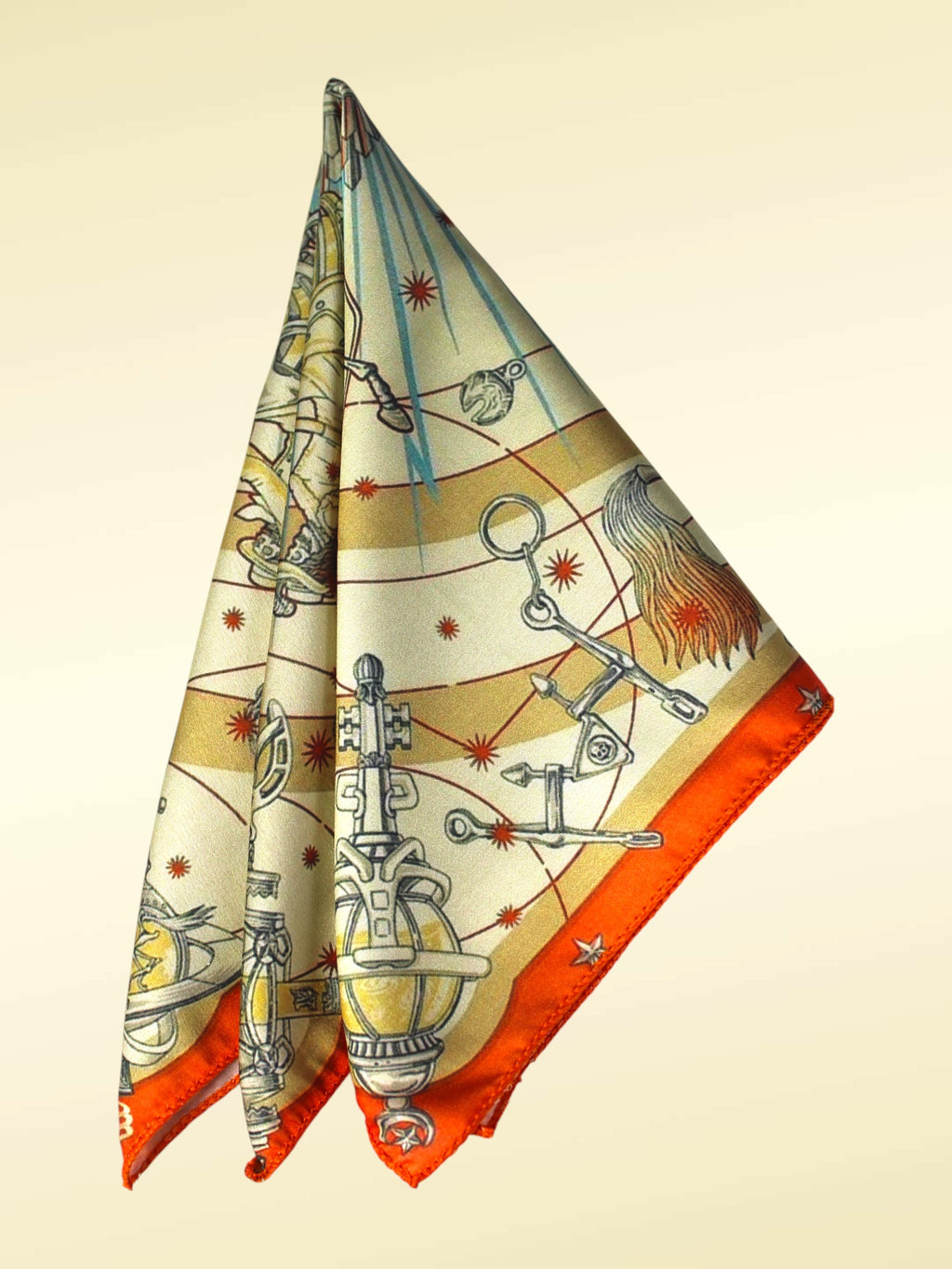 Equestrian Heritage Microfiber Pocket Square