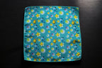 Vibrant Aqua Floral & Bird Pattern Tie