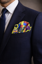 Rio Grande Geometric Printed Pocket Square