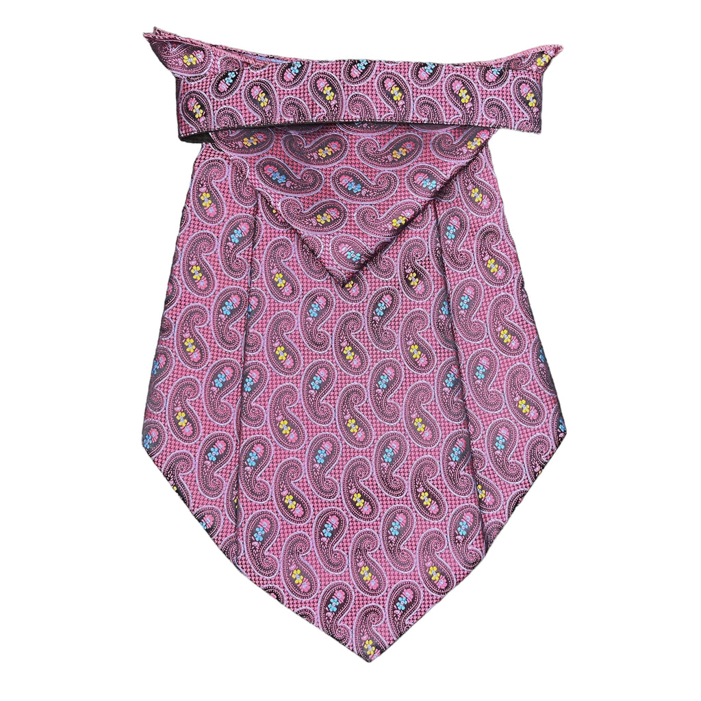 Pink Paisley Cravat Tie
