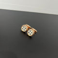 Laser Rose Gold Cufflinks