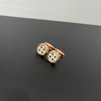 Laser Rose Gold Cufflinks
