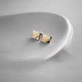 Peach Stripes Mother Of Pearl Cufflinks