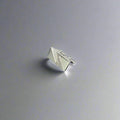 Silver Diagonal Cut Embossed Cufflinks