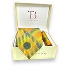 Yellow Polka Dot Tie Combo