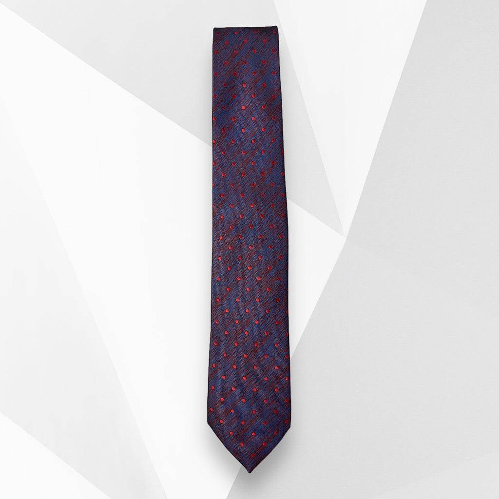 Red Dotted Tie
