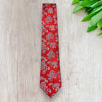 Red Paisley Tie