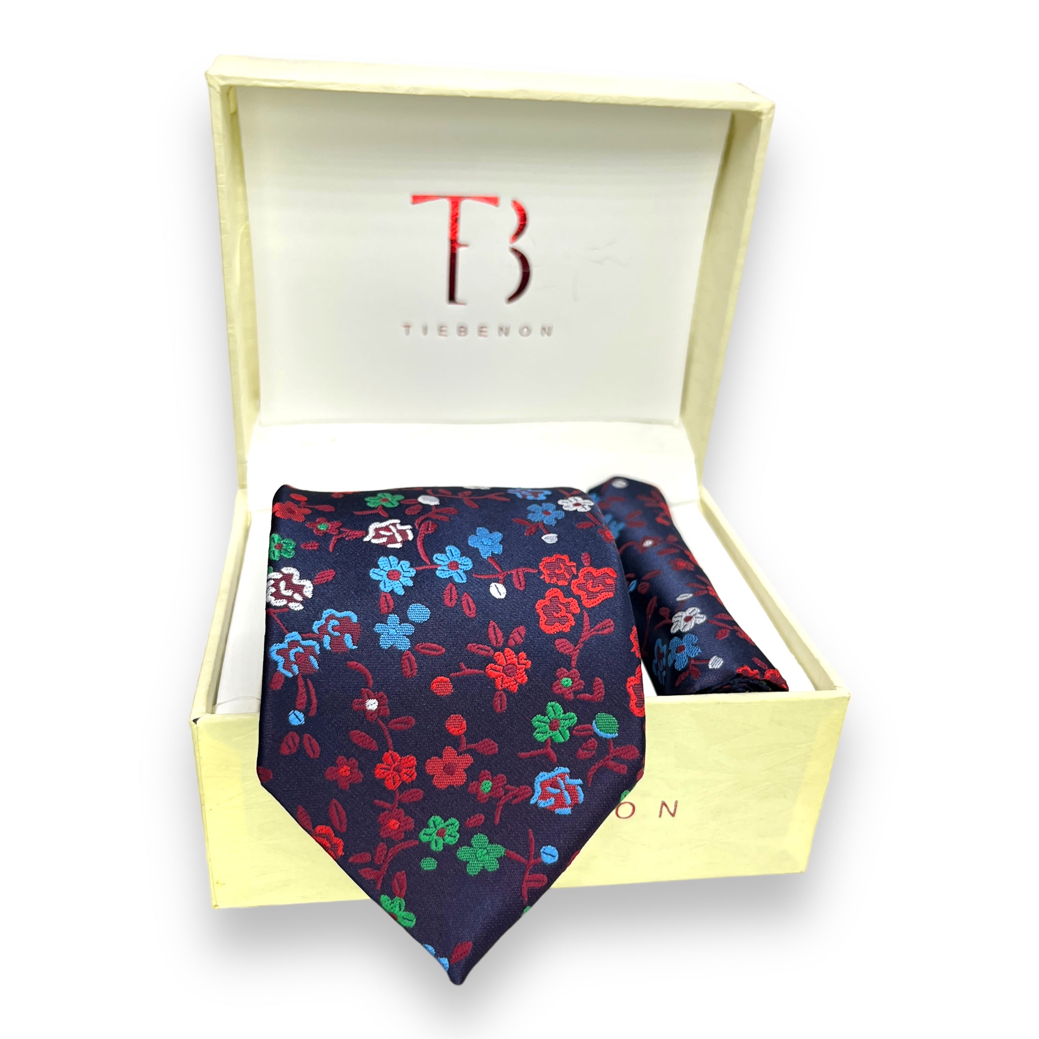 Wine Floral Tie Combo